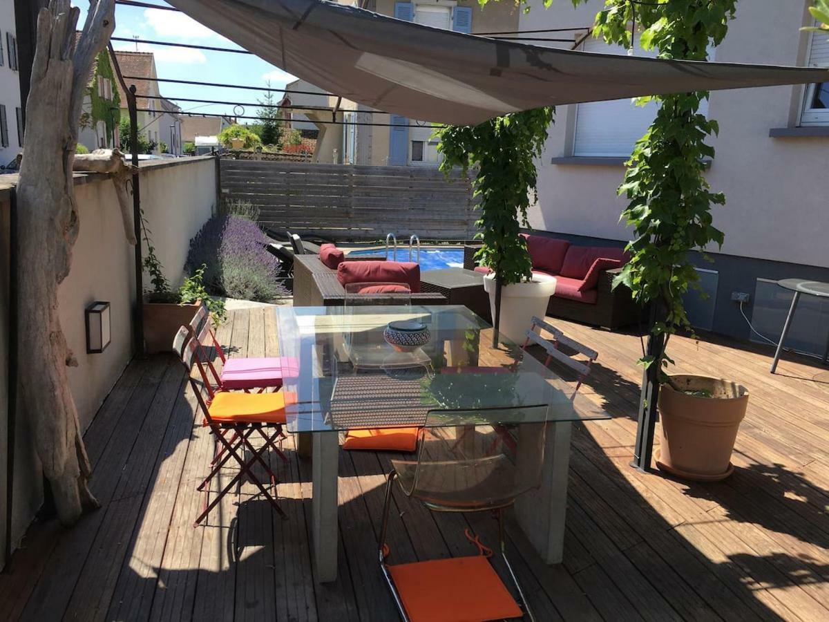 La Terrasse Selestadienne Sélestat Exterior foto